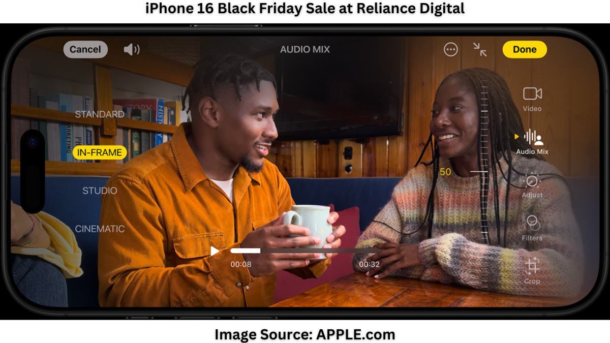 iPhone 16 Black Friday Sale at Reliance Digital