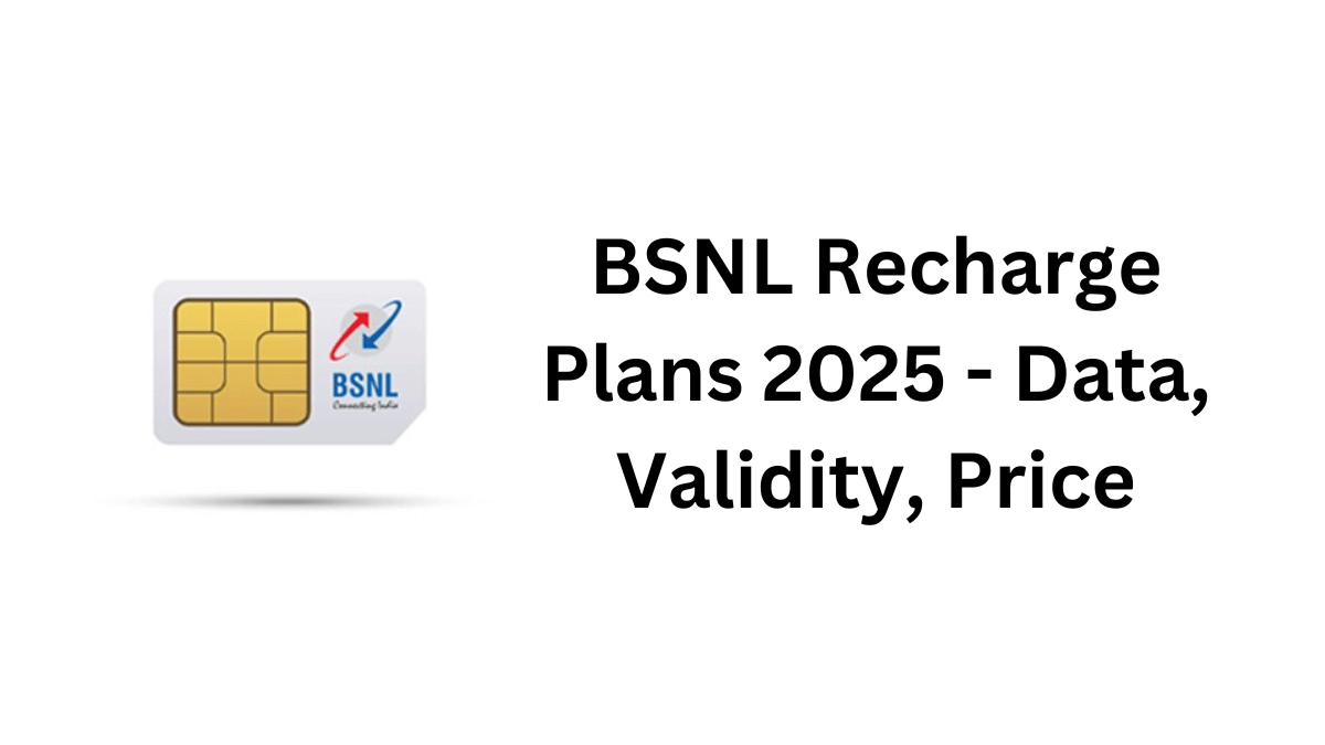 BSNL Recharge Plans 2025 - Complete List