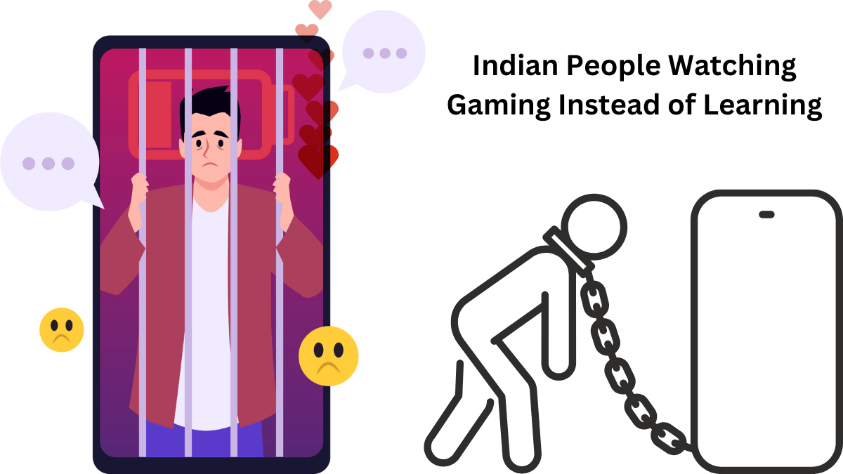 Young Indian Watching Anime and Gaming Videos