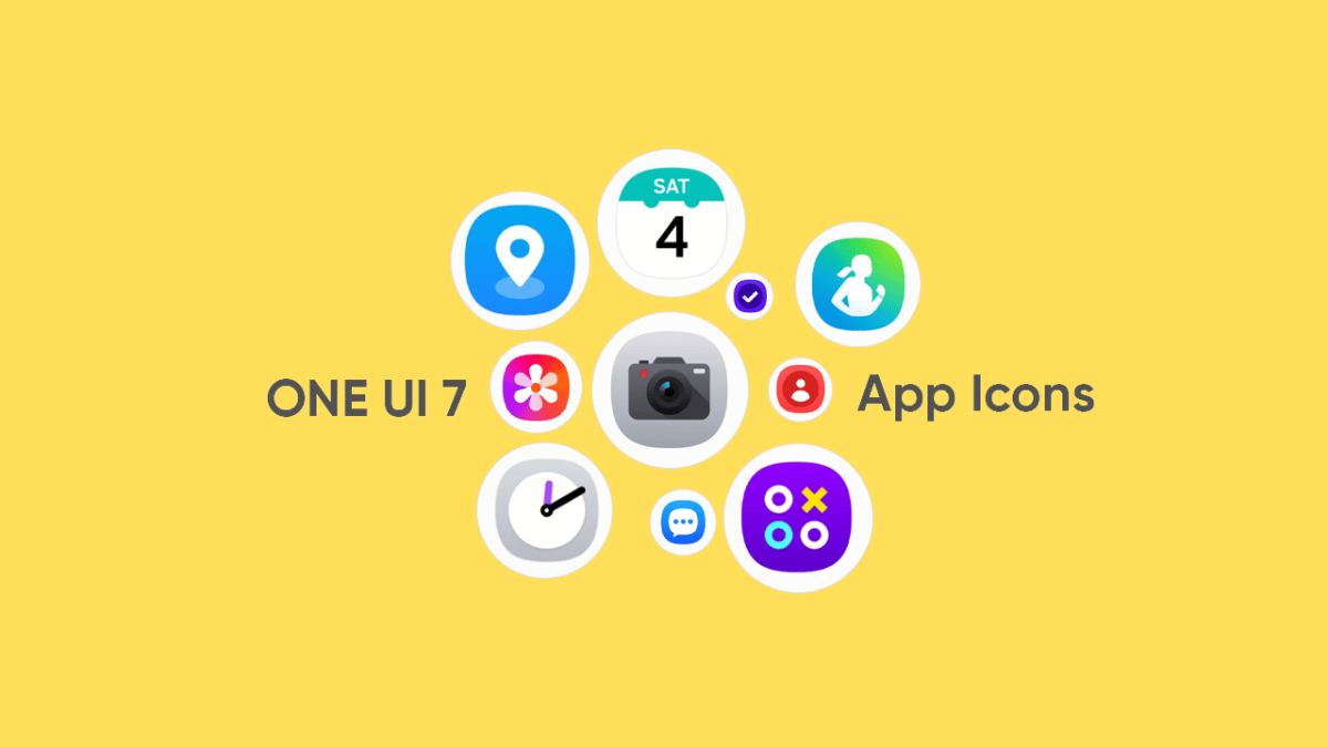 One UI 7 vs One UI 6 App Icons Comparison