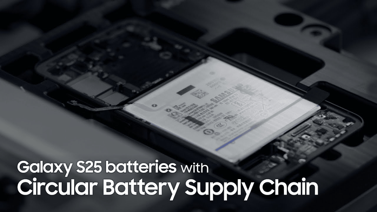 Samsung Circular Battery Supply Chain for Galaxy S25